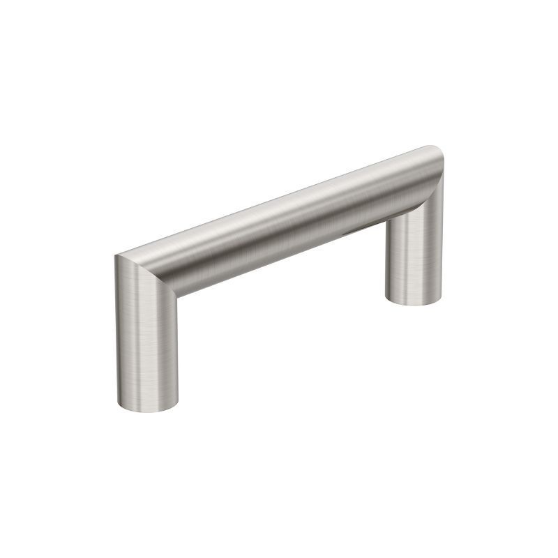 3-Inch Satin Nickel Modern Industrial Bar Pull