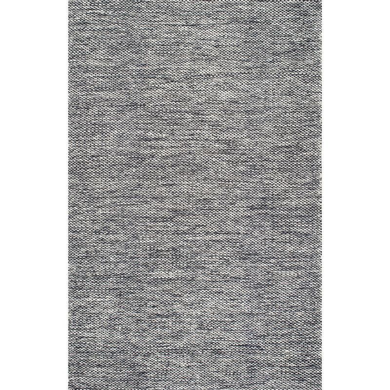 Taupe Cotton 62''x24'' Handmade Flat Woven Area Rug