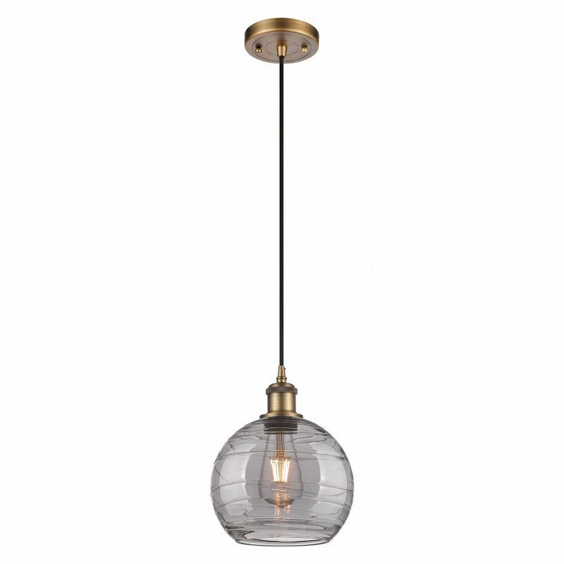 Ballston Brushed Brass and Glass Mini Pendant Light