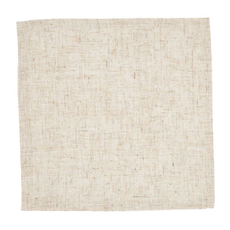 Natural Linen Blend 10" Cocktail Napkins Set of 12