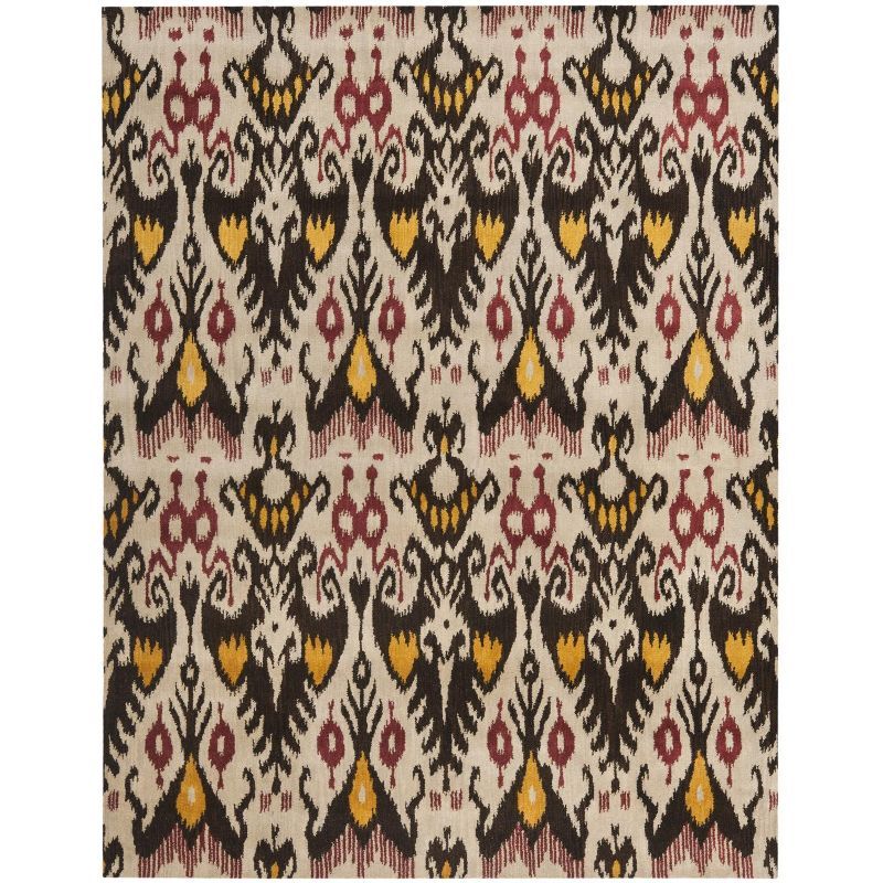 Hand-Tufted Emmeline Wool Area Rug Beige/Brown 8' x 10'