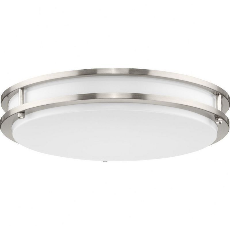 Abide 14'' Brushed Nickel LED Flush Mount Light