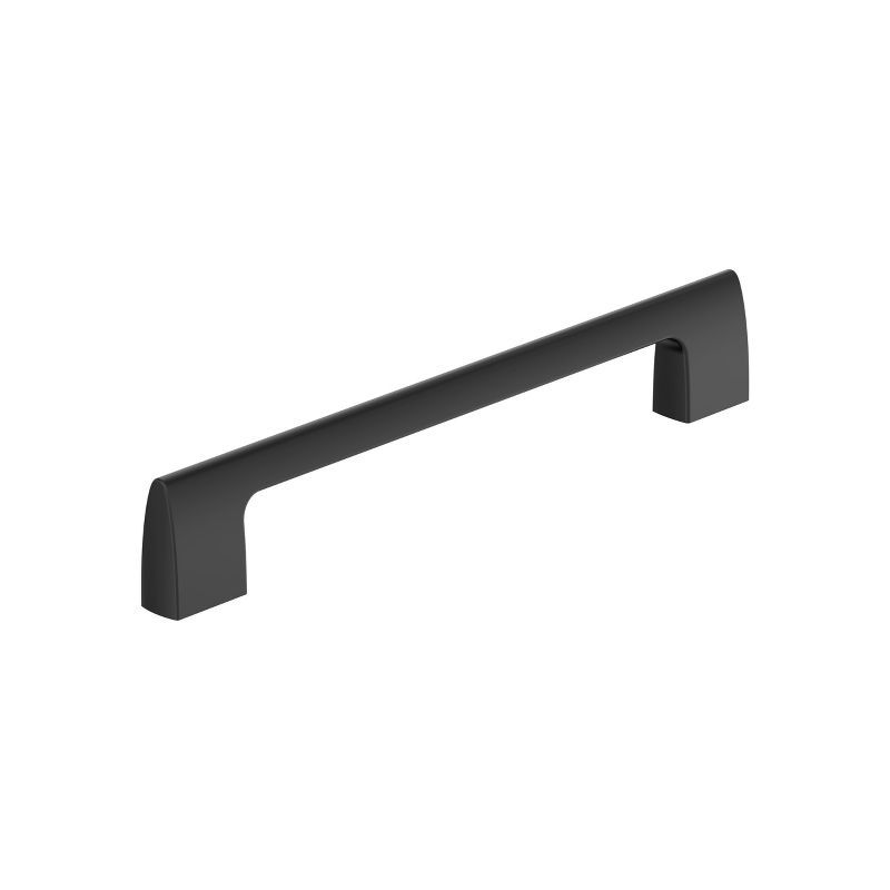 Amerock Matte Black 7-9/16" Modern Industrial Cabinet Pull