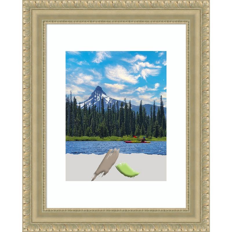 Champagne Teardrop Wood Picture Frame 8 x 10/11 x 14 inches