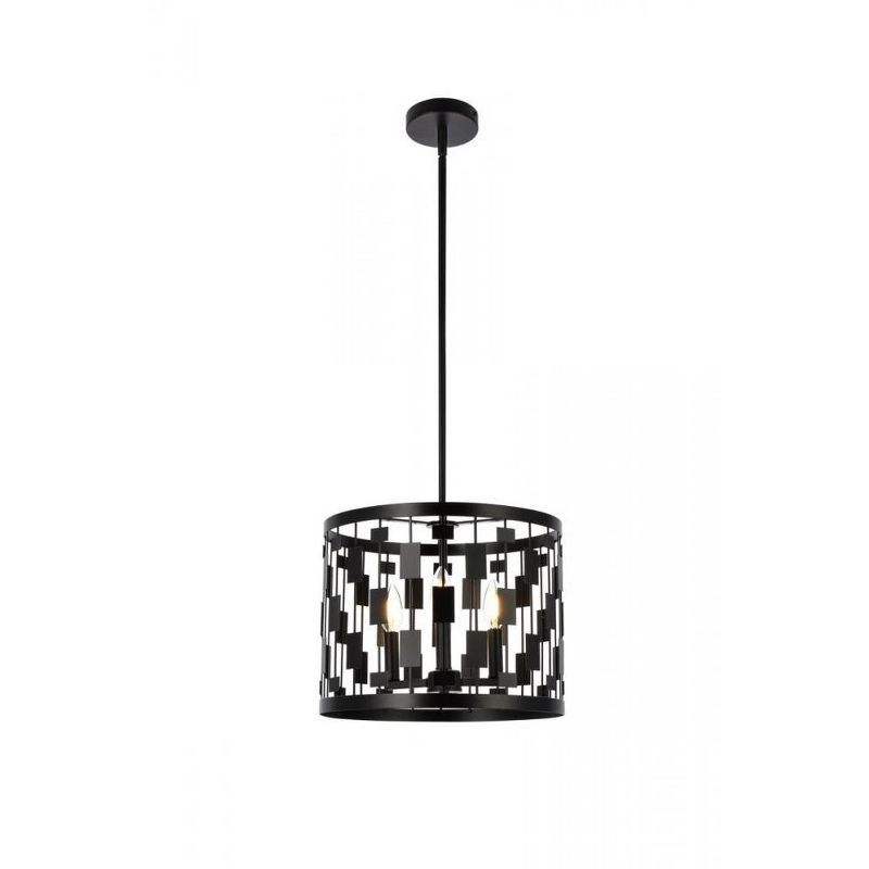 Levante Black 3-Light Contemporary Pendant