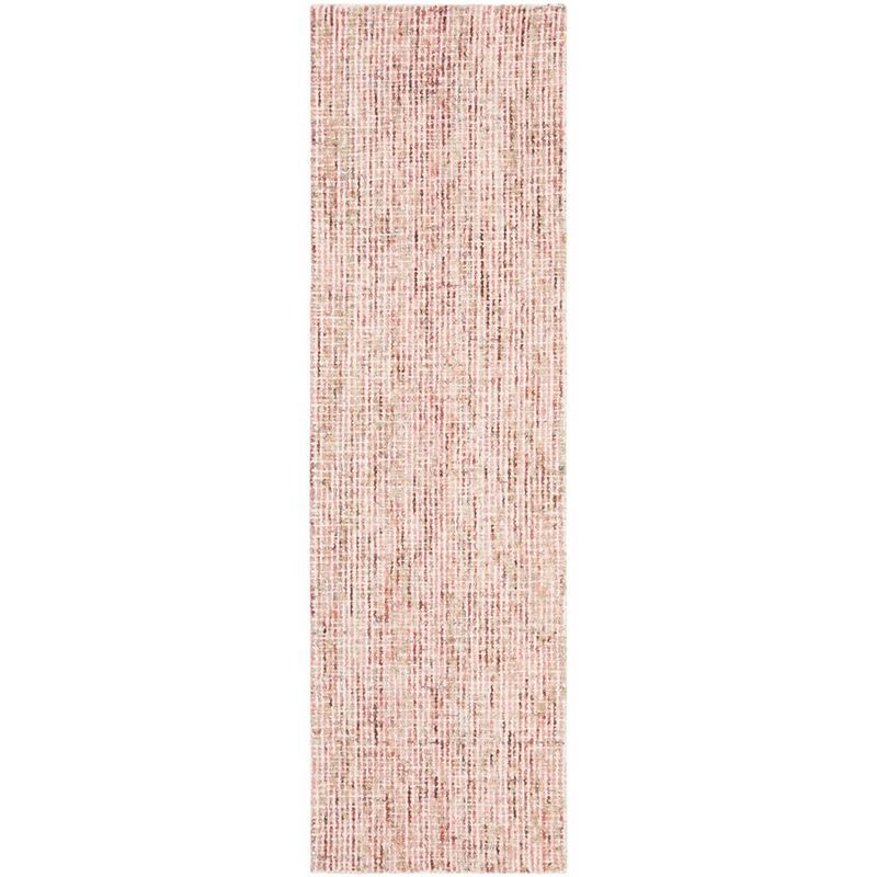 Abstract Blue Mirage Hand-Tufted Wool & Synthetic Runner Rug