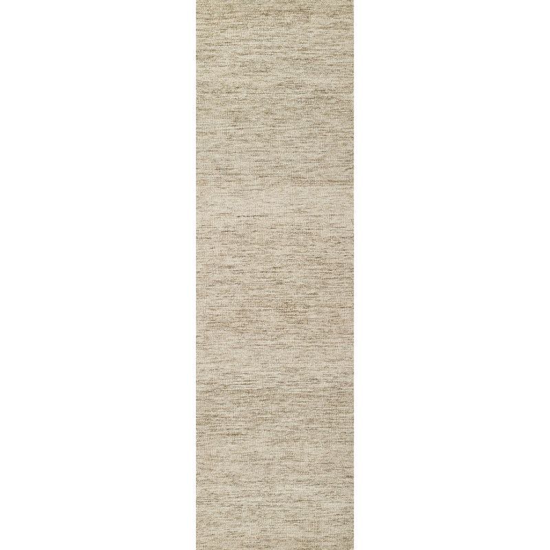 Natural Wool Hand-Tufted Runner Rug 2'3" x 8'