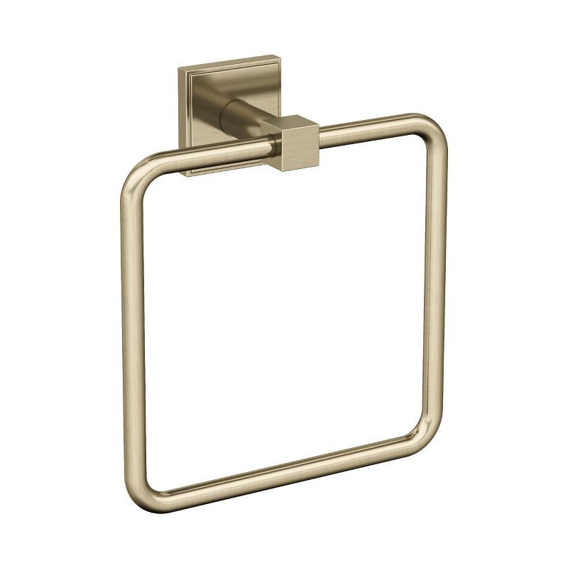 Golden Champagne Wall Mounted Closed Towel Ring