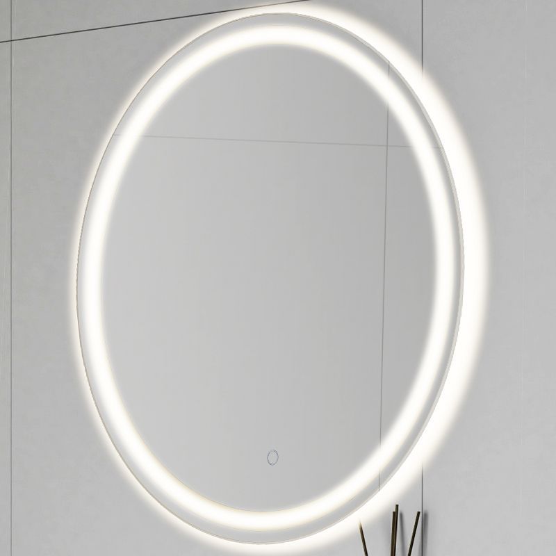 Dane Round Frameless Antifog LED Bathroom Vanity Mirror