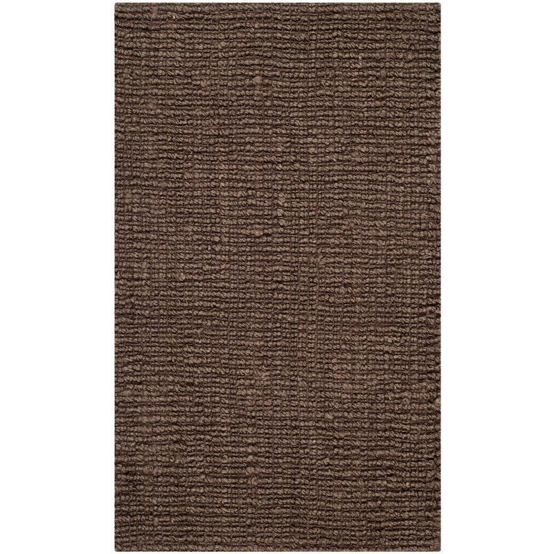 Handmade Brown Jute 2' x 3' Area Rug