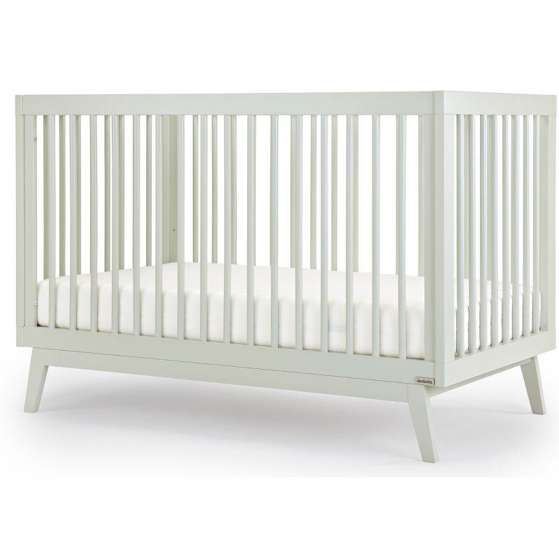 Sage Beechwood 3-in-1 Convertible Crib with Adjustable Heights