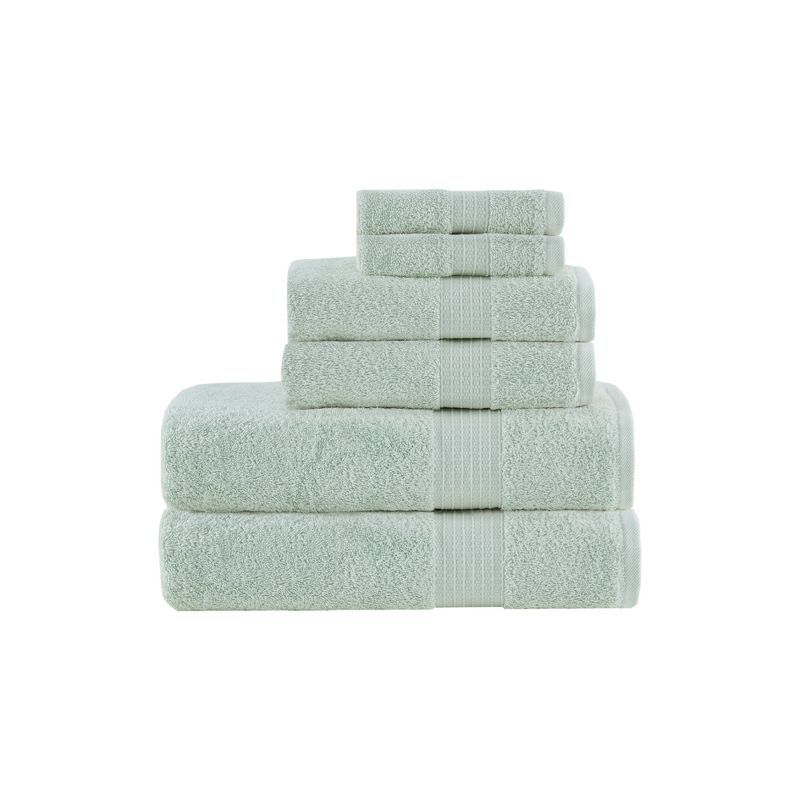 Seafoam Organic Cotton 6-Piece Towel Set