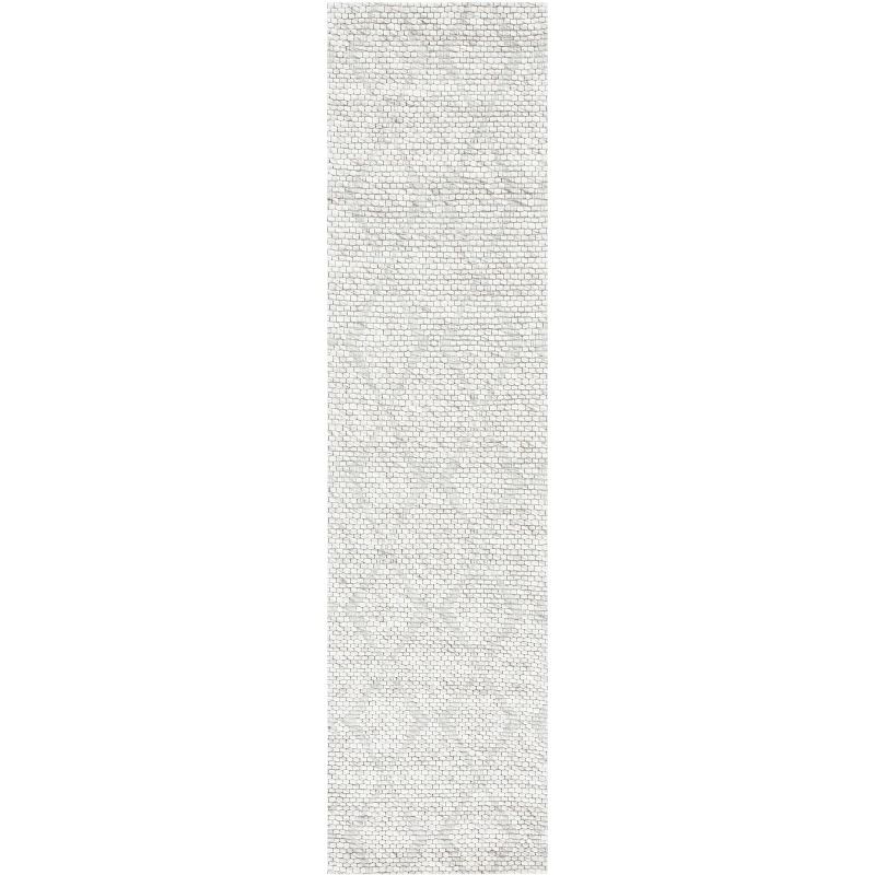 Marbella Beige Flat Woven Wool and Synthetic Runner Rug