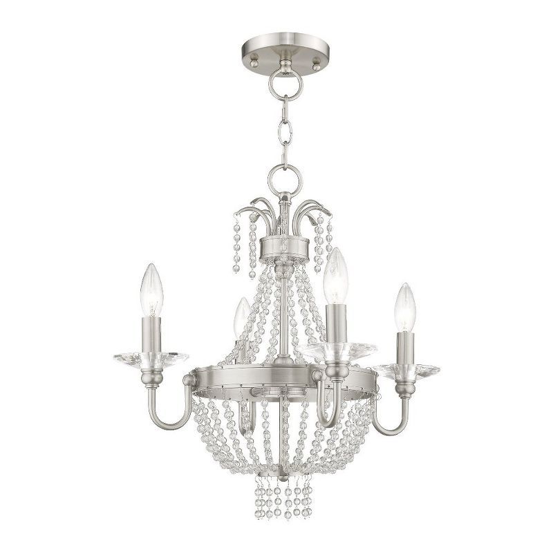 Winter Gold Crystal 4-Light Mini Chandelier