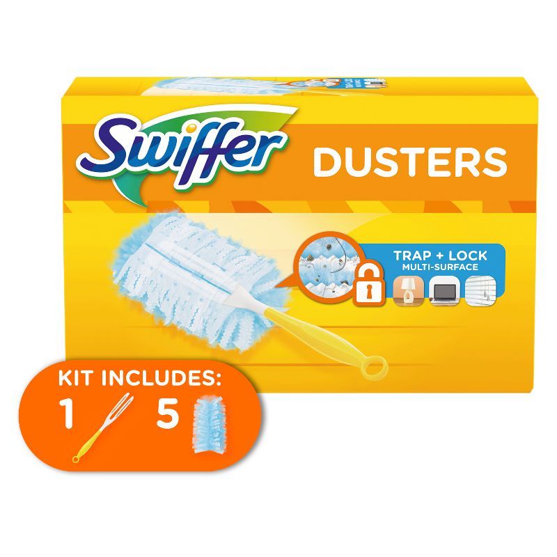 Swiffer 6-Count Disposable Dusting Kit with Handle