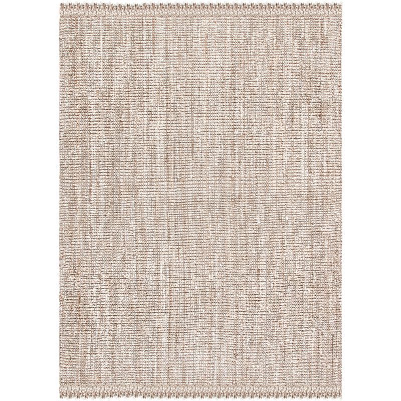 Handmade Gray Jute Non-slip Rectangular 6' x 9' Area Rug