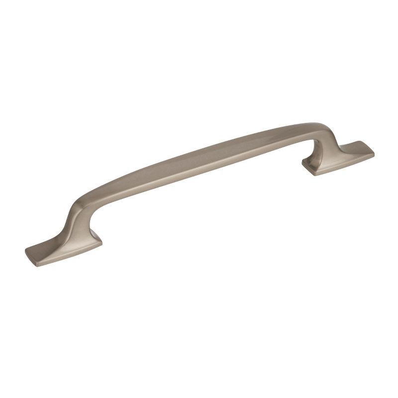 Satin Nickel 6-5/16 Inch Transitional Cabinet Pull