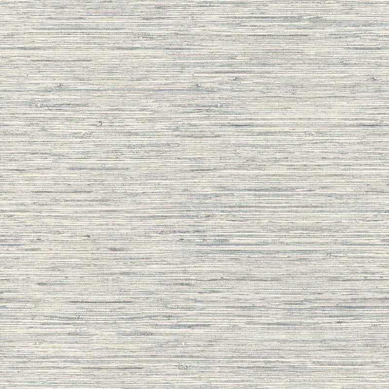 Light Gray Faux Grasscloth Peel and Stick Wallpaper Roll