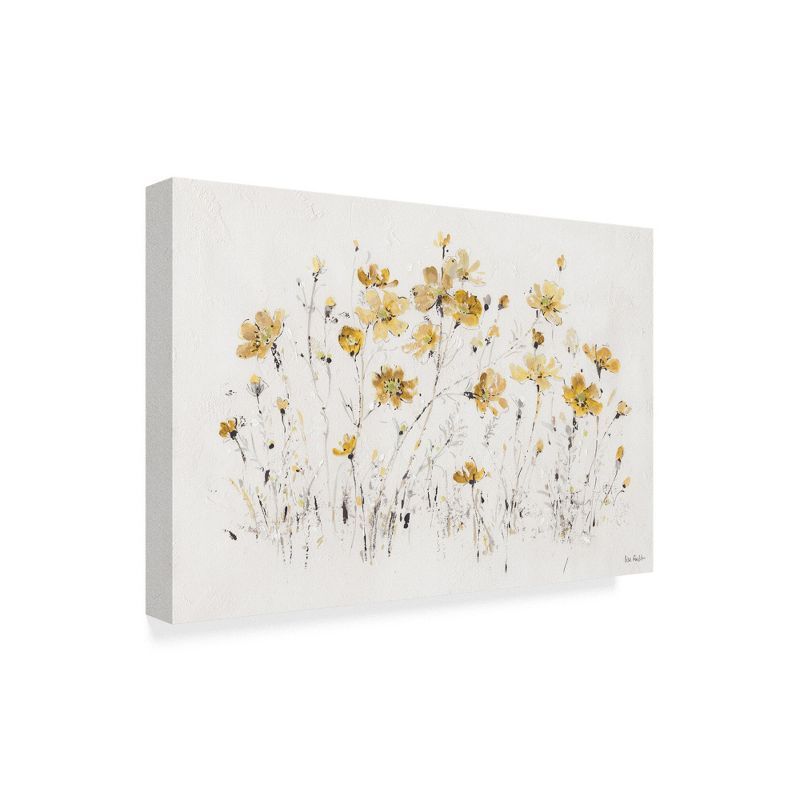 Lisa Audit Yellow Wildflowers Canvas Art, 22x32 Inches