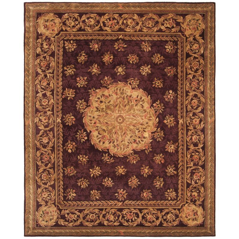 Hand-Tufted Empire Red Wool 9' x 12' Area Rug