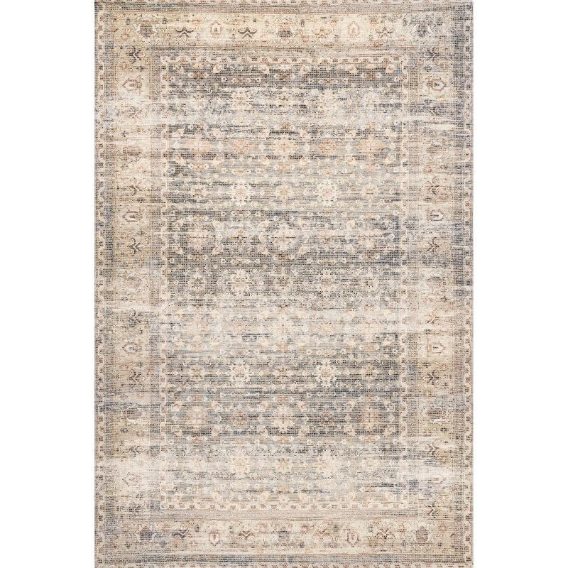 Lesley 8' x 10' Beige Cotton Blend Flatweave Area Rug