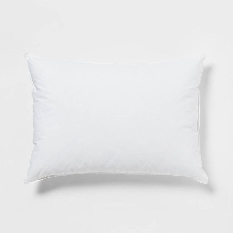 Medium White Microgel Down Alternative Bed Pillow