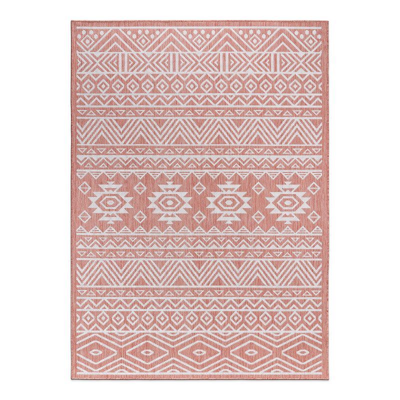 Terra Geometric Flat Woven Indoor/Outdoor Area Rug