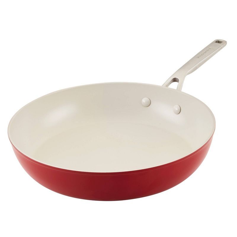 Empire Red 12.25-Inch Aluminum Ceramic Nonstick Frying Pan