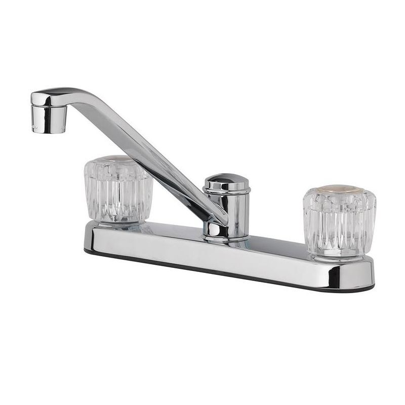 OakBrook Essentials Two Handle Chrome Kitchen Faucet