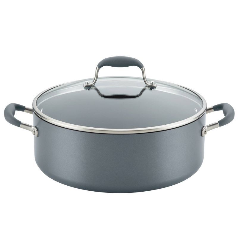 Anolon 7.5-Quart Moonstone Nonstick Hard-Anodized Stockpot with Lid