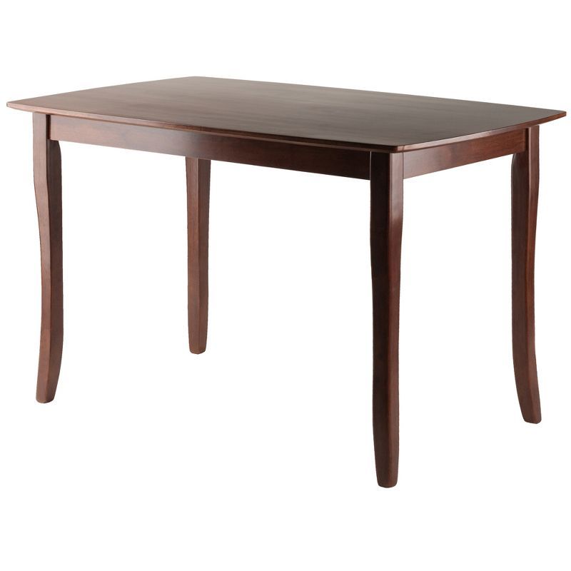 Scandinavian Mid-Century Modern Solid Wood Dining Table in Walnut