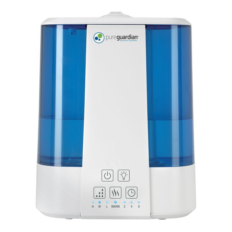 Pure Guardian Blue and White Ultrasonic Cool and Warm Mist Humidifier