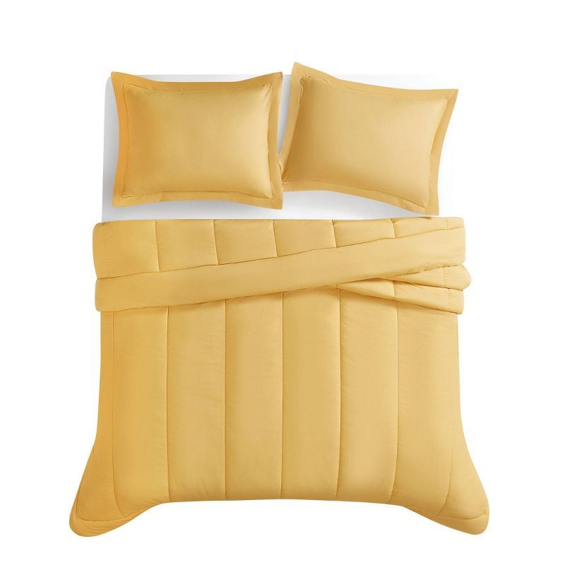 Mustard Yellow Organic Cotton King Comforter Set