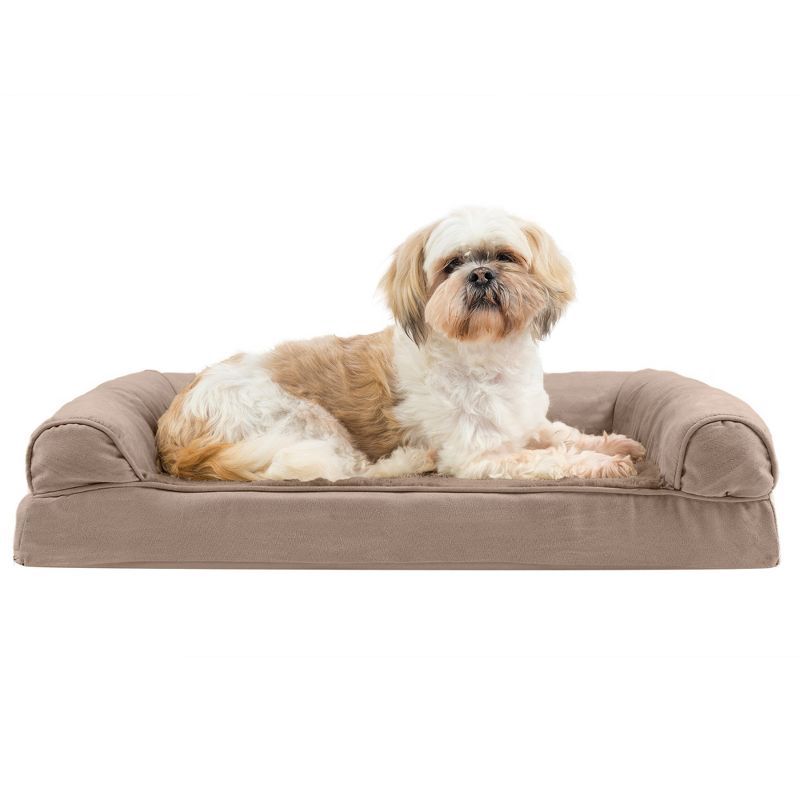 Medium Almondine Orthopedic Foam Sofa-Style Pet Bed