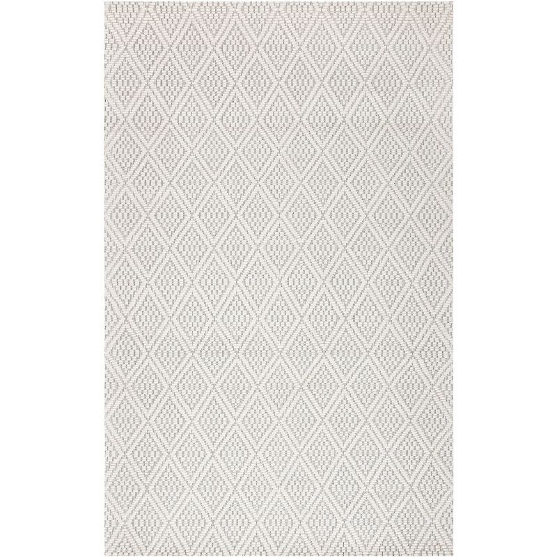 Flatweave Wool Geometric Rug