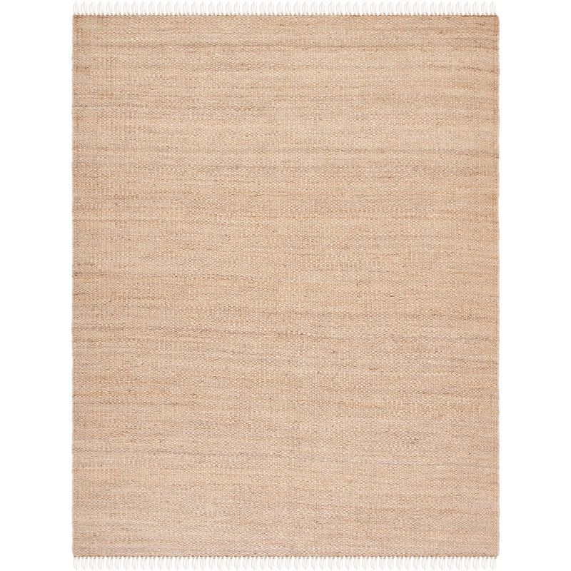 Coastal Charm Ivory Jute 6' x 9' Hand-Woven Area Rug