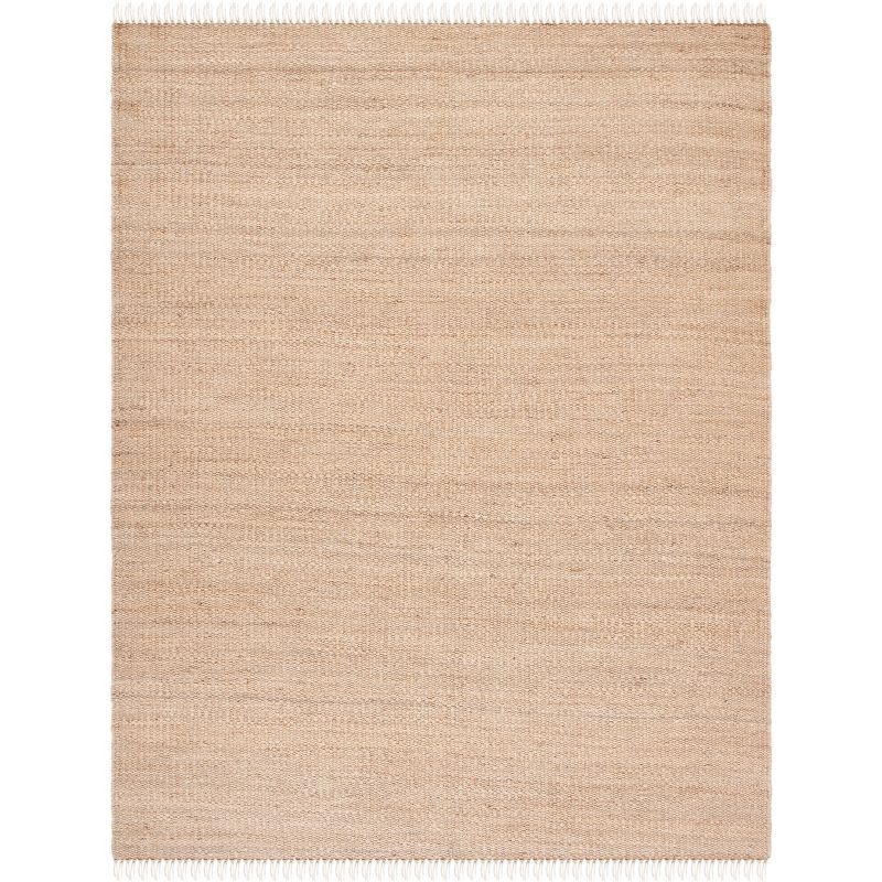 Coastal Charm Ivory Jute 6' x 9' Hand-Woven Area Rug