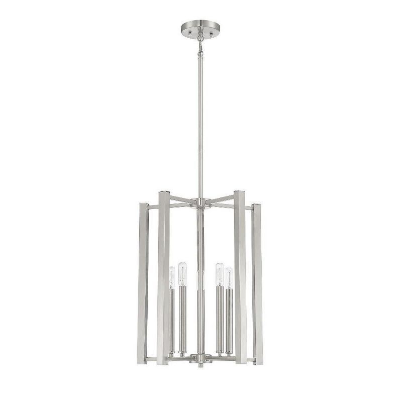 Benson Satin Nickel 5-Light Adjustable Pendant