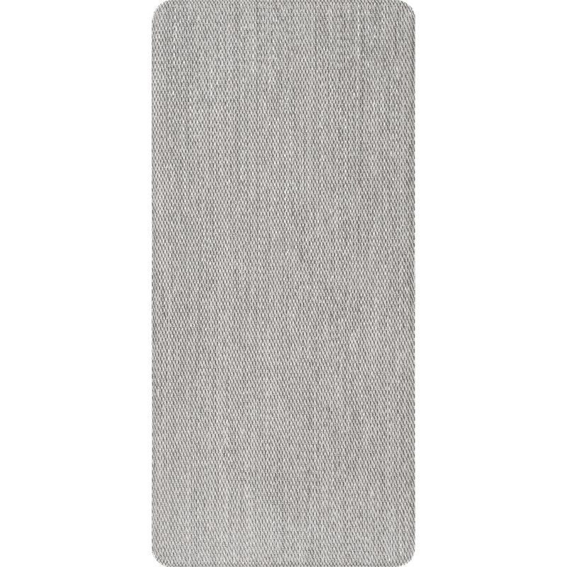 Light Grey Braided Synthetic Anti-Fatigue Comfort Mat, 18" x 30"