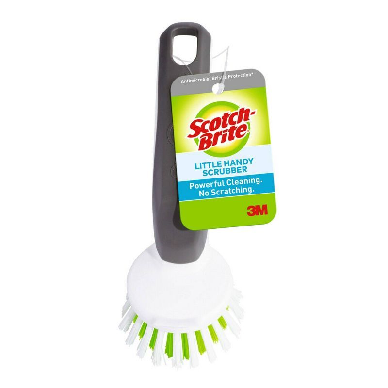 Compact Non-Scratch Antimicrobial Scrub Brush