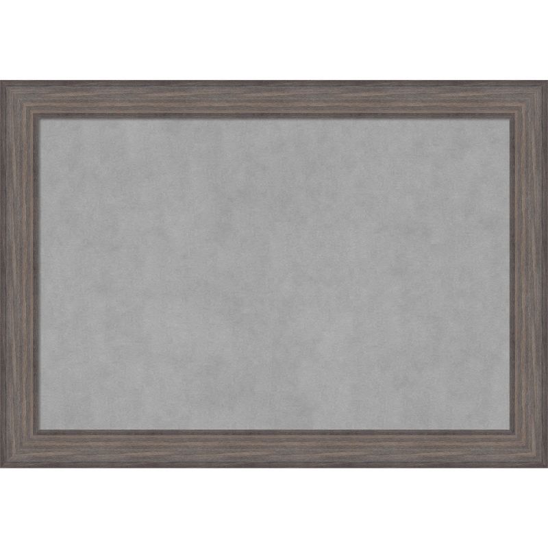 Barnwood Framed Magnetic Board with Steel Surface, 36" x 24"