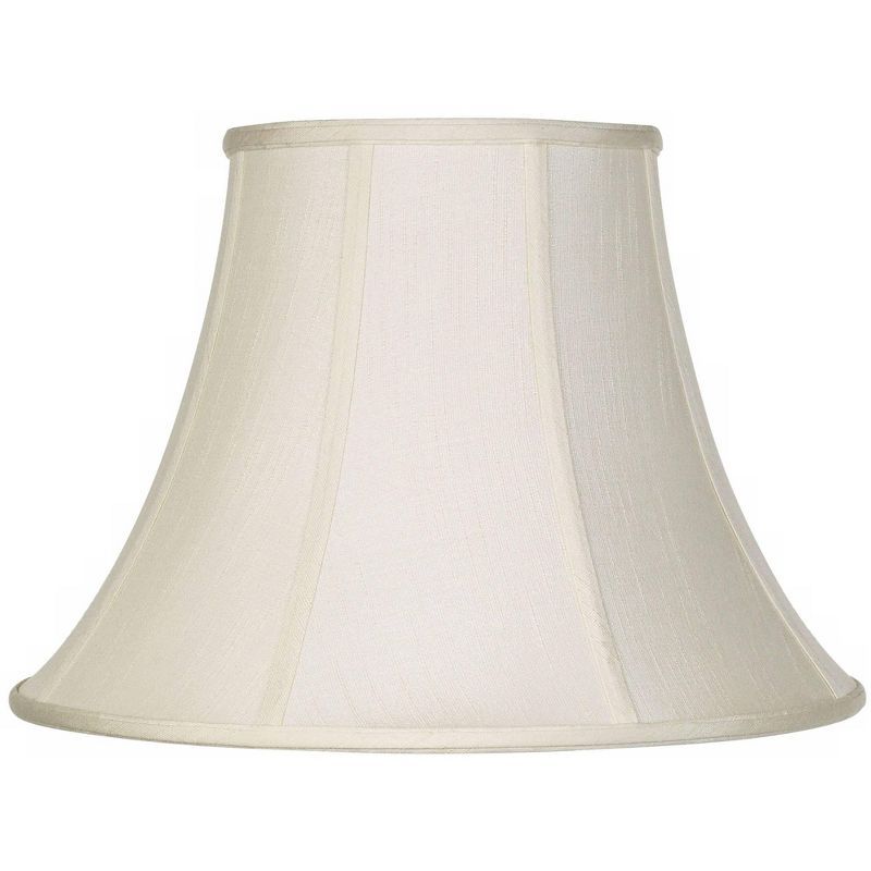 Creme Large Bell Lamp Shade with Brass Fitting