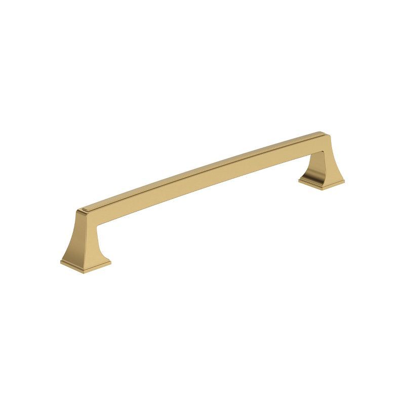 Champagne Bronze 8" Polished Cabinet Bar Pull with Mounting Hardware