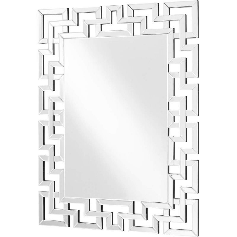 Elegant Sparkle 37.5" Clear Beveled Edge Rectangle Mirror