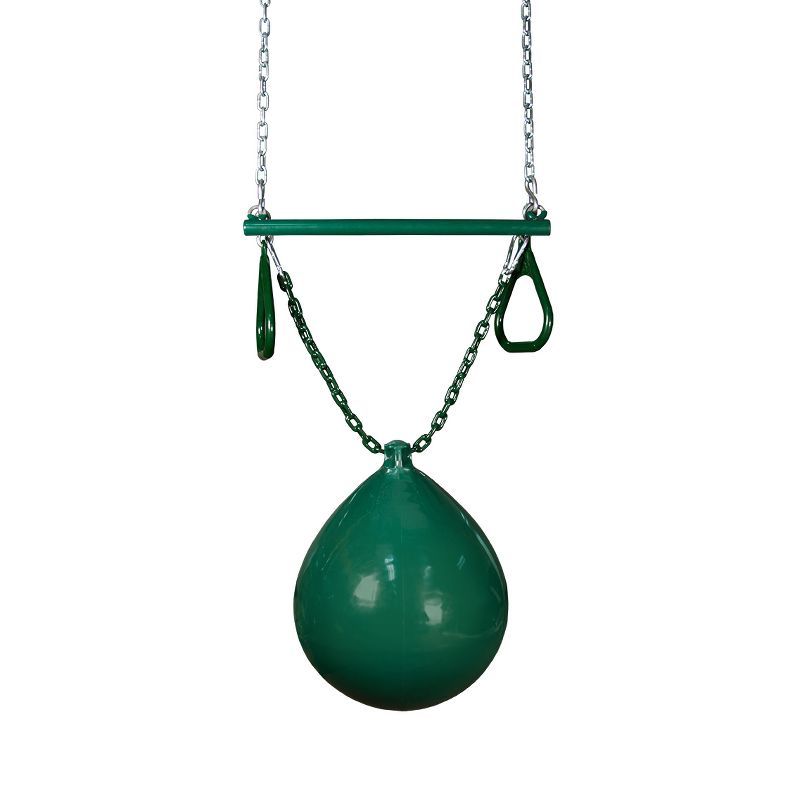 Green Polyethylene Buoy Ball with Trapeze Bar