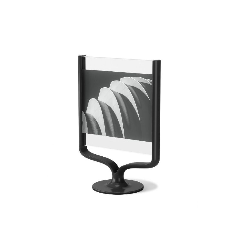 Classic Black Aluminum Floating 5x7 Tabletop Frame