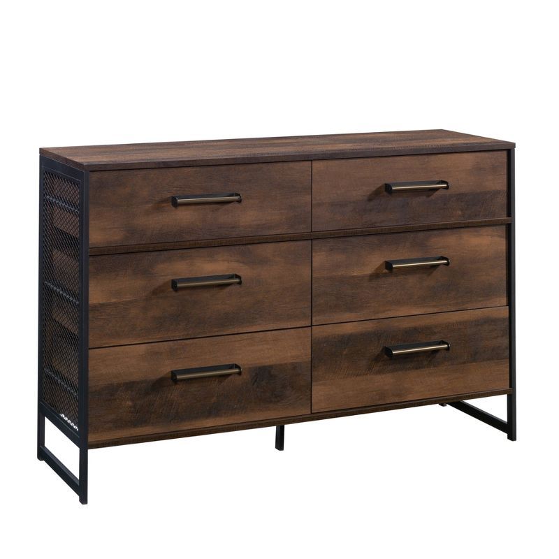 Barrel Oak Double Dresser with Extra Deep Drawers