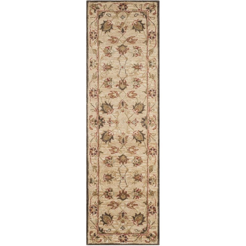 Antiquity Beige Hand-Tufted Wool Runner Rug