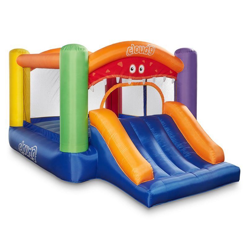 Cloud 9 Monster Theme Inflatable Bounce House with Slide