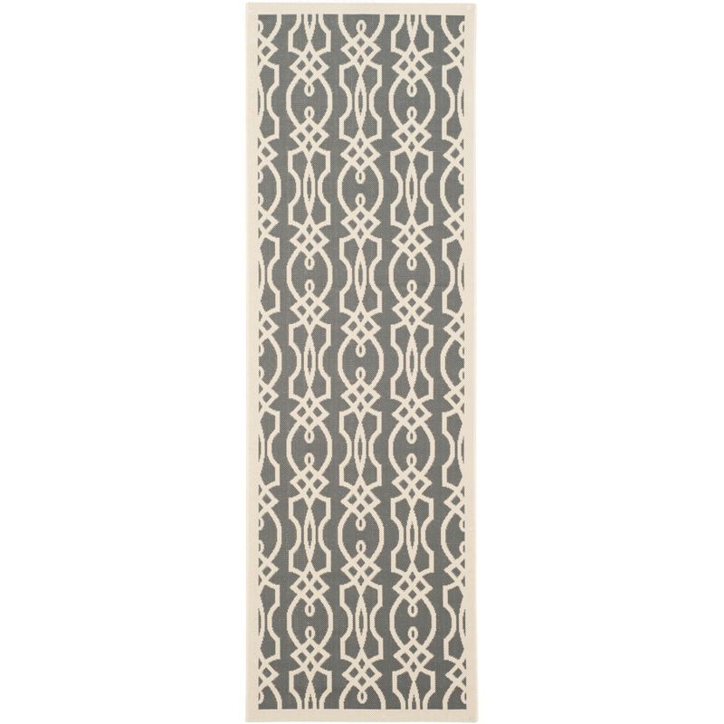 Martha Stewart Villa Cement Geometric Handmade Area Rug
